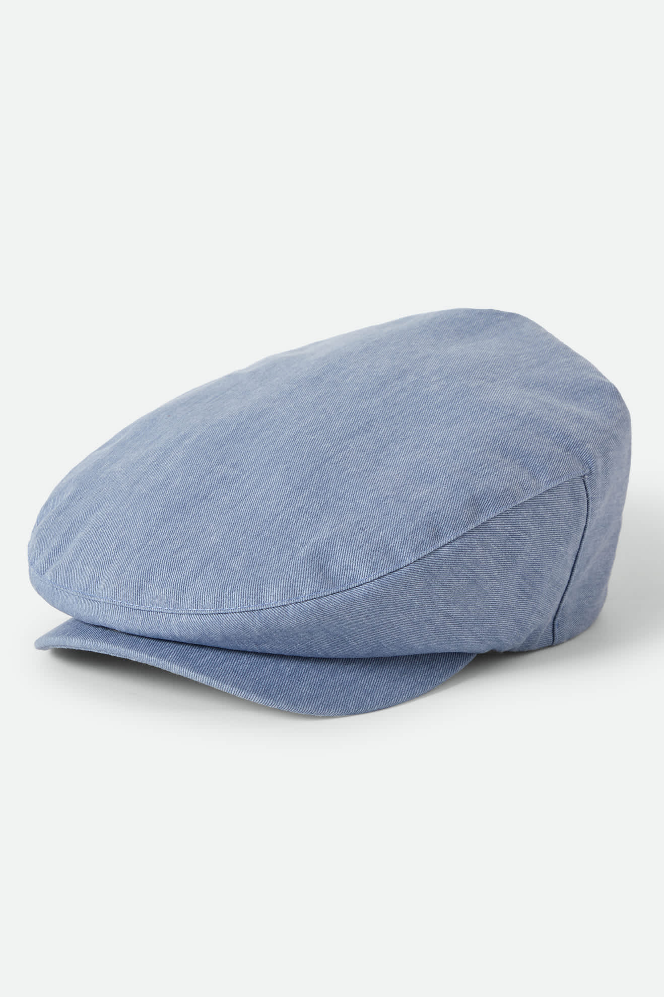 Unisex Barrel Alpha Snap Cap in the color Light Stone Wash Denim - Front Product View