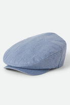 Unisex Barrel Alpha Snap Cap in the color Light Stone Wash Denim - Front Product View