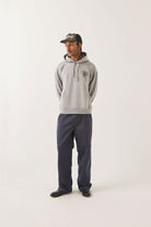 Men's Ford Mustang Hood in the color Heather Grey - Men's Front View