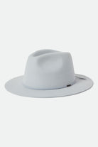 Unisex Wesley Fedora in the color Blue Aruba - Front Product View