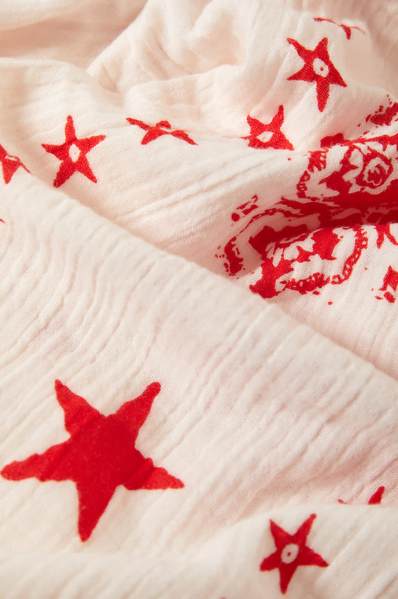 Women's The Lola Lounge Pant in the color Off White Tile - Additional Laydown image