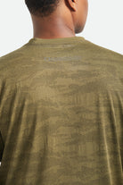 Men's Journey Short Sleeve Pocket T-Shirt in the color Olive Tiger Camo - Additional Fit image
