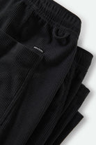 Men's Everyday E-Waist Corduroy Pant in the color Black Corduroy - Additional Laydown image