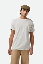 Unisex Hooligan Lightweight Flat Cap in the color Tan/Brown/Rust Houndstooth - Men's Front View