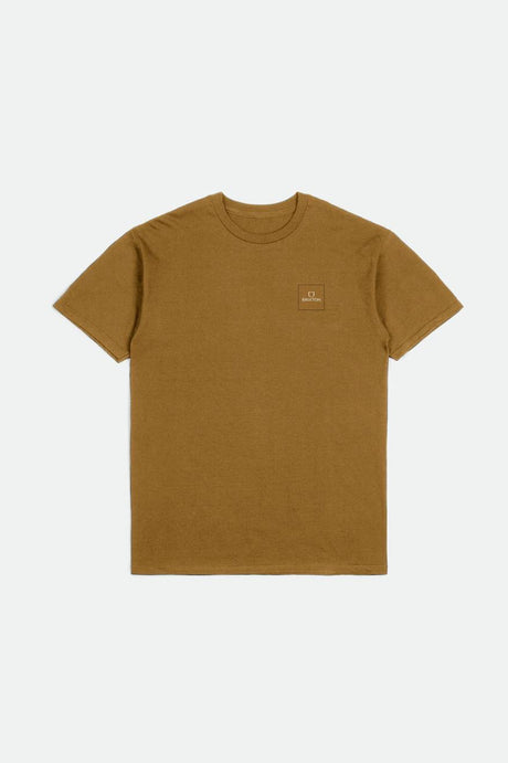 Alpha Square S/S Standard Tee - Golden Brown/Off White/Desert Palm