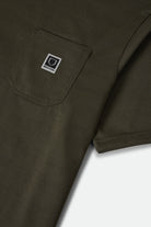 Men's Journey Short Sleeve Pocket T-Shirt in the color Olive Tiger Camo - Additional Laydown image