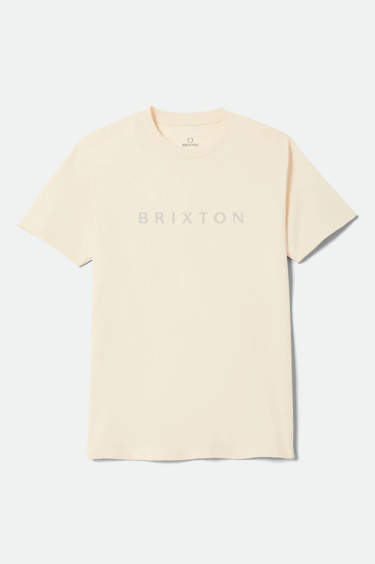 Men's Alpha Line Standard T-Shirt in the color Cream - Front Product View