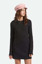 Women's Kayla Cap in the color Soft Pink Boucle - Women's Side View