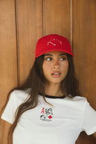 Women's Running on Empty Netplus Adjustable Hat in the color Crimson/White - Men's Lifestyle image