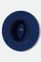 Unisex Wesley Fedora in the color Midnight Blue/Pinecone - Additional Laydown image