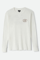 Men's Trails Waffle Knit Top in the color Off White - Front Product View