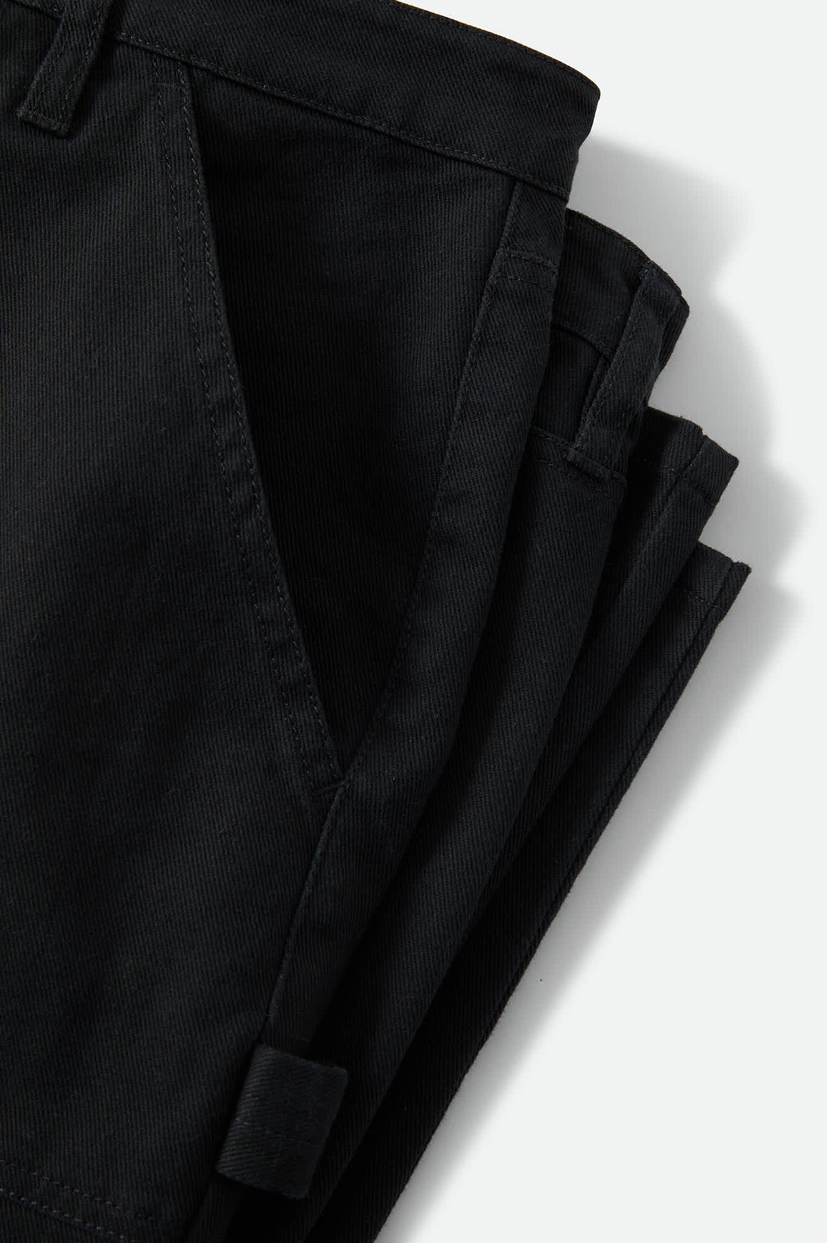 Women's Essex Embroidered Painter Pant in the color Black - Additional Laydown image