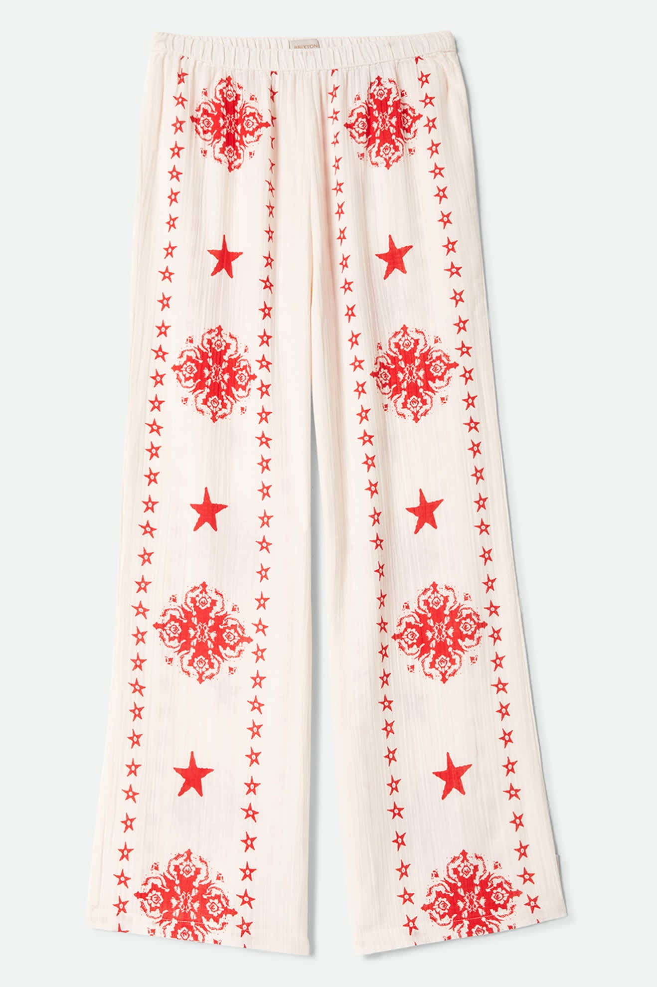 Women's The Lola Lounge Pant in the color Off White Tile - Front Product View