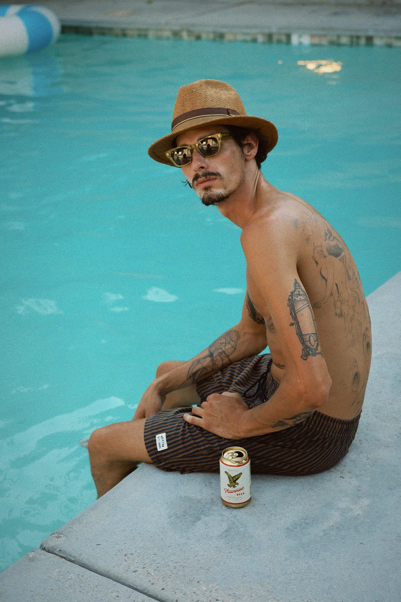 Unisex Roma Straw Fedora in Coffee – Brixton Europe