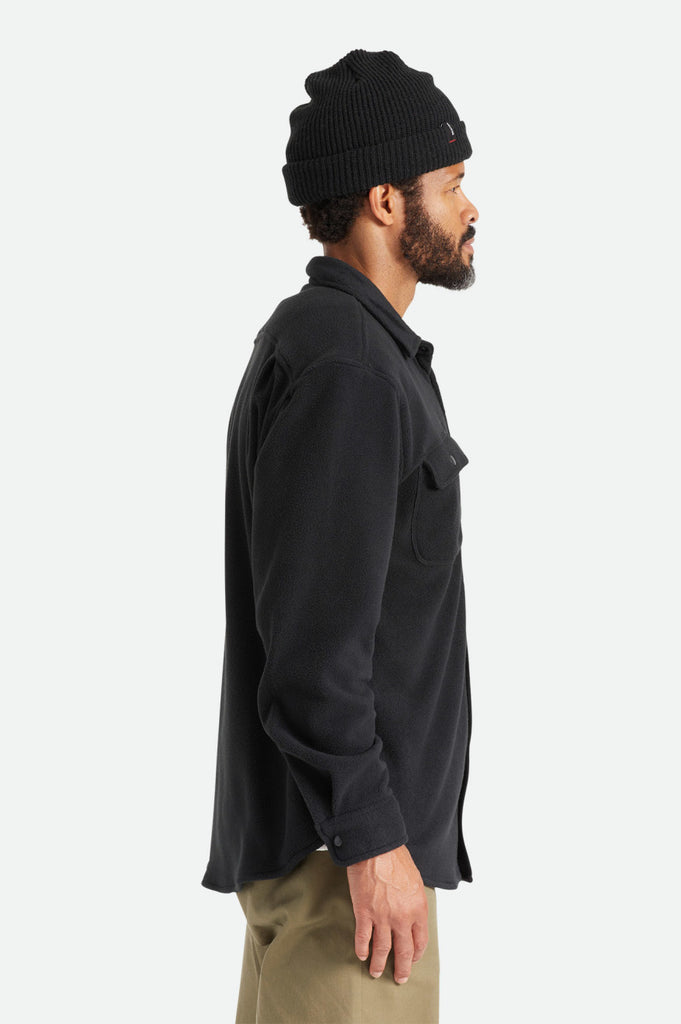 Brixton Bowery Arctic Stretch L/S Fleece - Black