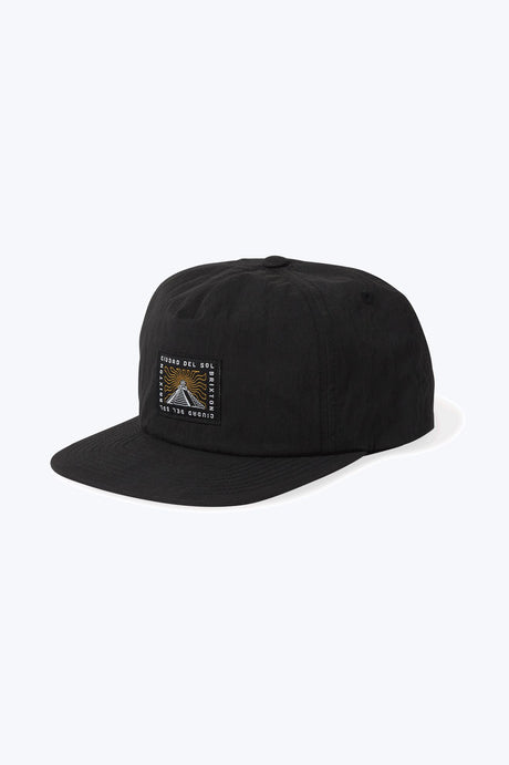 Brixton Men's Del Sol MP Snapback - Black | Profile