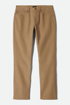 Men's Builders 5 Pocket Stretch Pant in the color Khaki - Front Product View