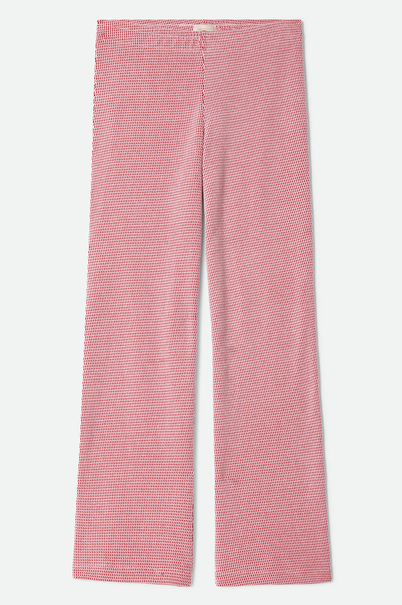 Women's Siesta Knit Pant in the color Adrenaline Rush/White Weave - Front Product View