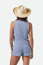 Unisex Marlow Straw Classic Rancher Hat in the color Natural - Women's Back View