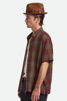 Unisex Gain Fedora in the color Coffee/Chestnut - Men's Side View