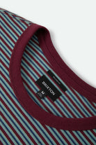 Men's Century Knit Top in the color Ultra Marine Stripe - Additional Laydown image