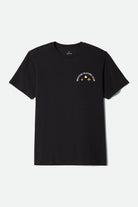 Men's Vanguard Short Sleeve Standard T-Shirt in the color Black - Front Product View