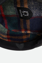 Unisex Brood Baggy Flannel Snap Cap in the color Black Denim/Black - Additional Laydown image