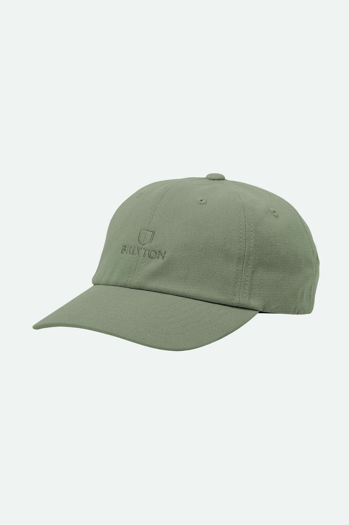 Brixton Men's Alpha Netplus Adjustable Hat - Olive/Olive Rinse | Main