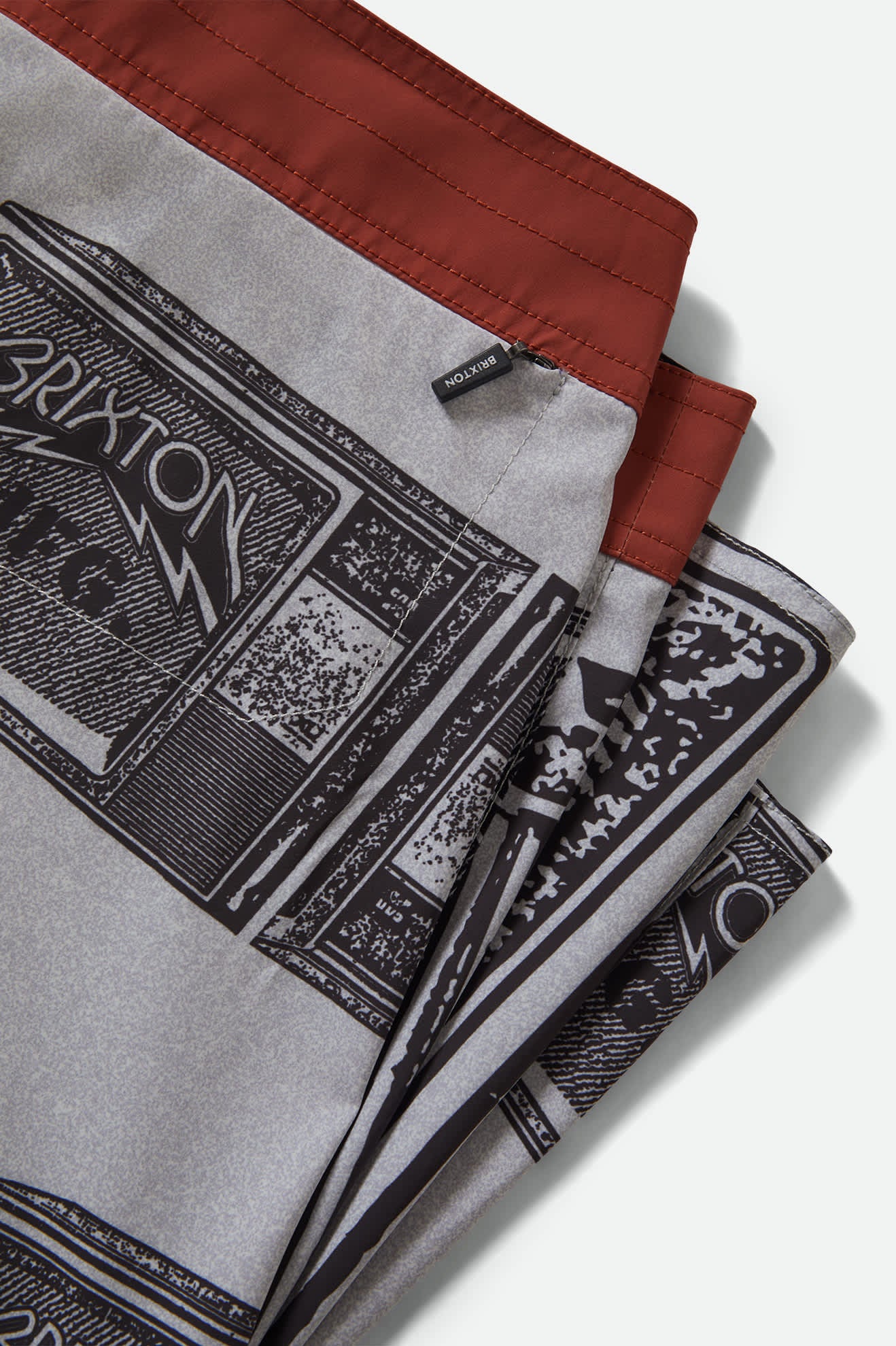 Men's Blitz Boardshort 21" in the color TV Checker/Amber Terrian - Additional Laydown image