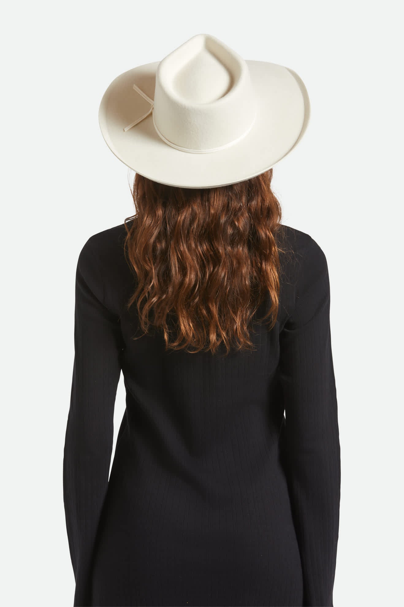 Women's Marlow Rancher Hat in the color Off White - Women's Back View