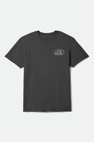 Men's Trails Standard T-Shirt in the color Black Worn Wash - Front Product View