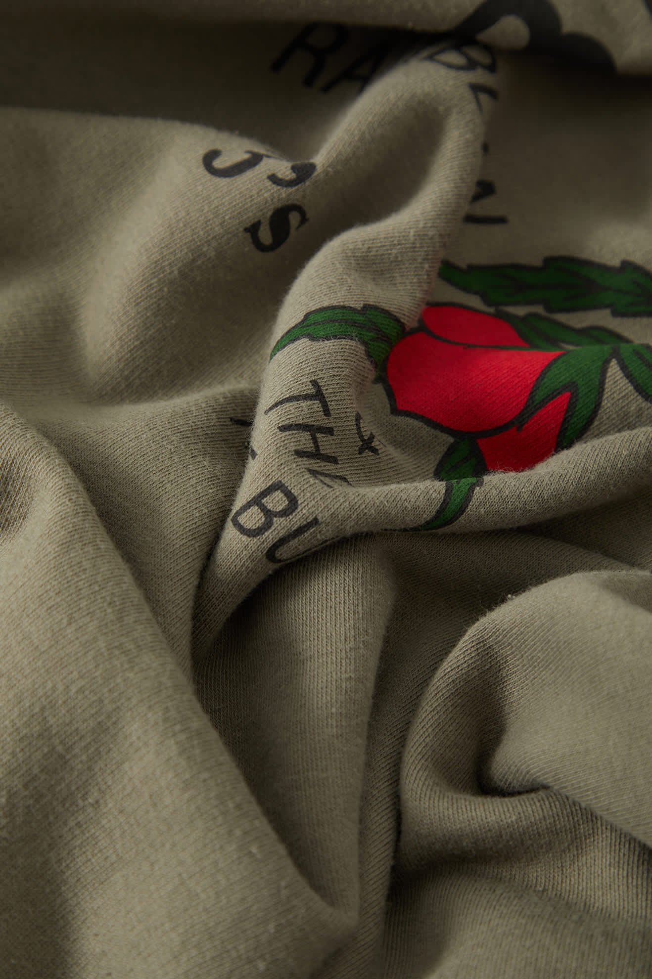 Women's Ramblin Rose Hoodie in the color Olive Surplus - Additional Laydown image