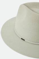 Unisex Wesley Fedora in the color Seafoam - Additional Laydown image