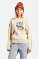 Women's Woodburn Women's Tall Brushed Beanie in the color Terracotta - Women's Front View