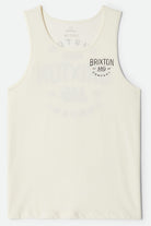 Men's Fremont Tank Top in the color Off White - Front Product View