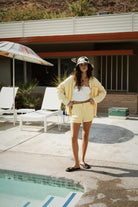 Women's Crinkle Tube Top in the color Off White - Men's Lifestyle image