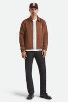 Men's Builders 5-Pocket Stretch Pant in the color Black - Additional Fit image