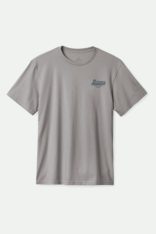 Men's Township S/S Tailored T-Shirt in the color Heather Grey - Front Product View