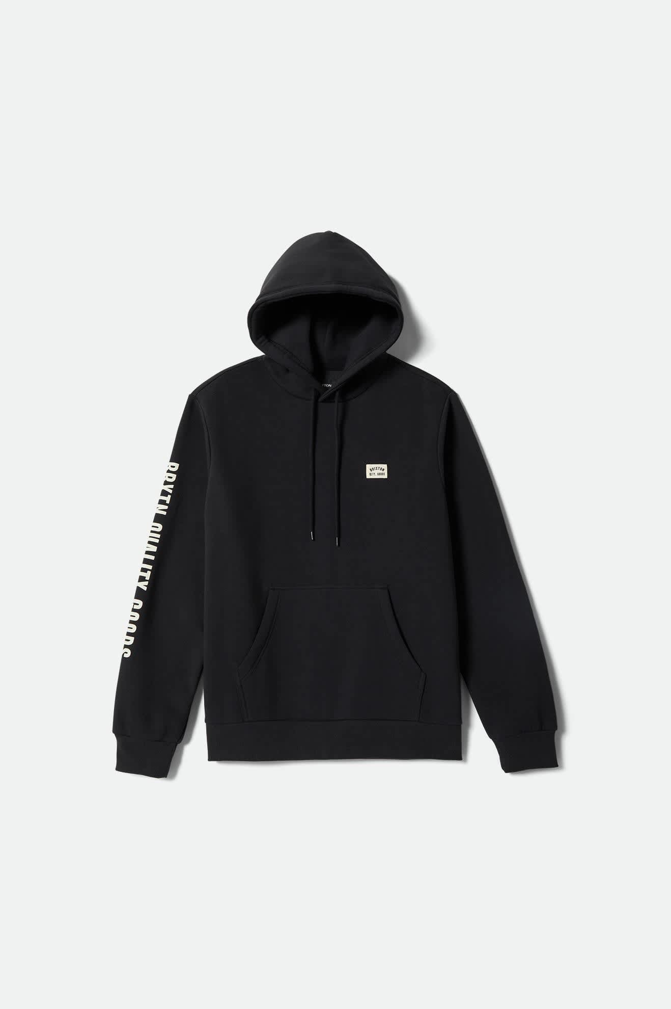 Men's Woodburn Hoodie in the color Black - Front Product View