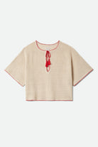 Women's The Crochet Cover Up in the color Timeless Taupe - Front Product View