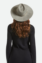 Women's Lyons Knit Packable Hat in the color Elm - Women's Back View