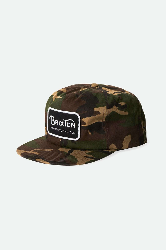 Brixton Unisex Grade Snapback - Camo | Main