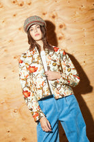 Women's Mechanics Women's Garage Zip Jacket in the color Botanical Floral - Men's Lifestyle image