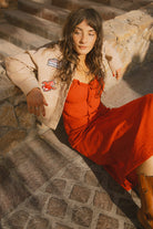 Women's Utopia Patchwork Overshirt in the color Washed Timeless Taupe - Men's Lifestyle image