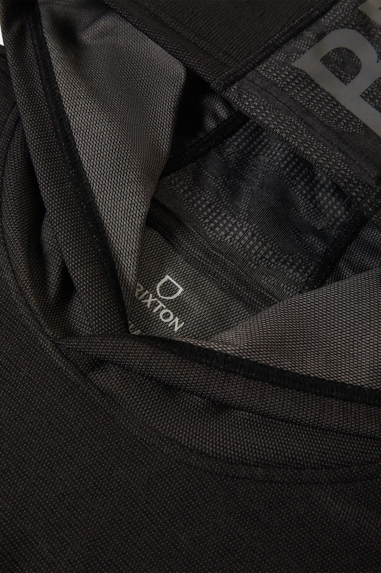 Men's Journey Long Sleeve Sun Hoodie in the color Black - Additional Laydown image