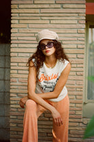 Women's Brixton Motel Muscle Tank in the color Off White - Men's Lifestyle image