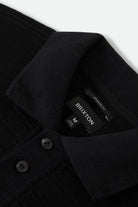 Men's Stereo Polo in the color Black - Additional Laydown image