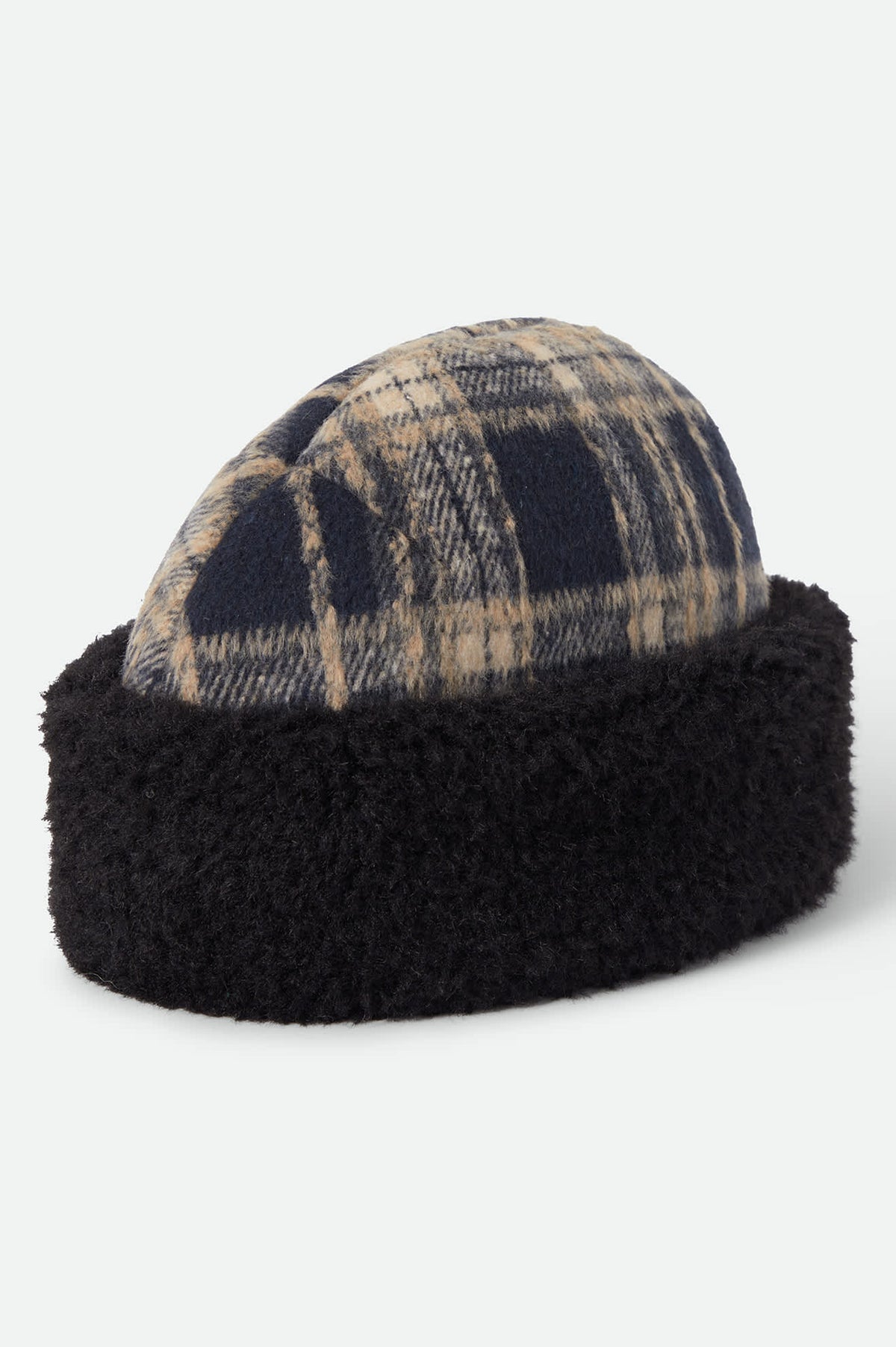 Unisex Ginsburg Hat in the color Navy/Sand/Cream - Front Product View