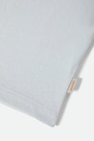 Women's Carefree Organic Garment Dye Cropped Tank in the color Blue Aura - Additional Laydown image