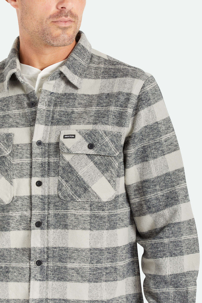 Men's Lifestyle 1 | Bowery Heavyweight L/S Flannel - Black/Charcoal